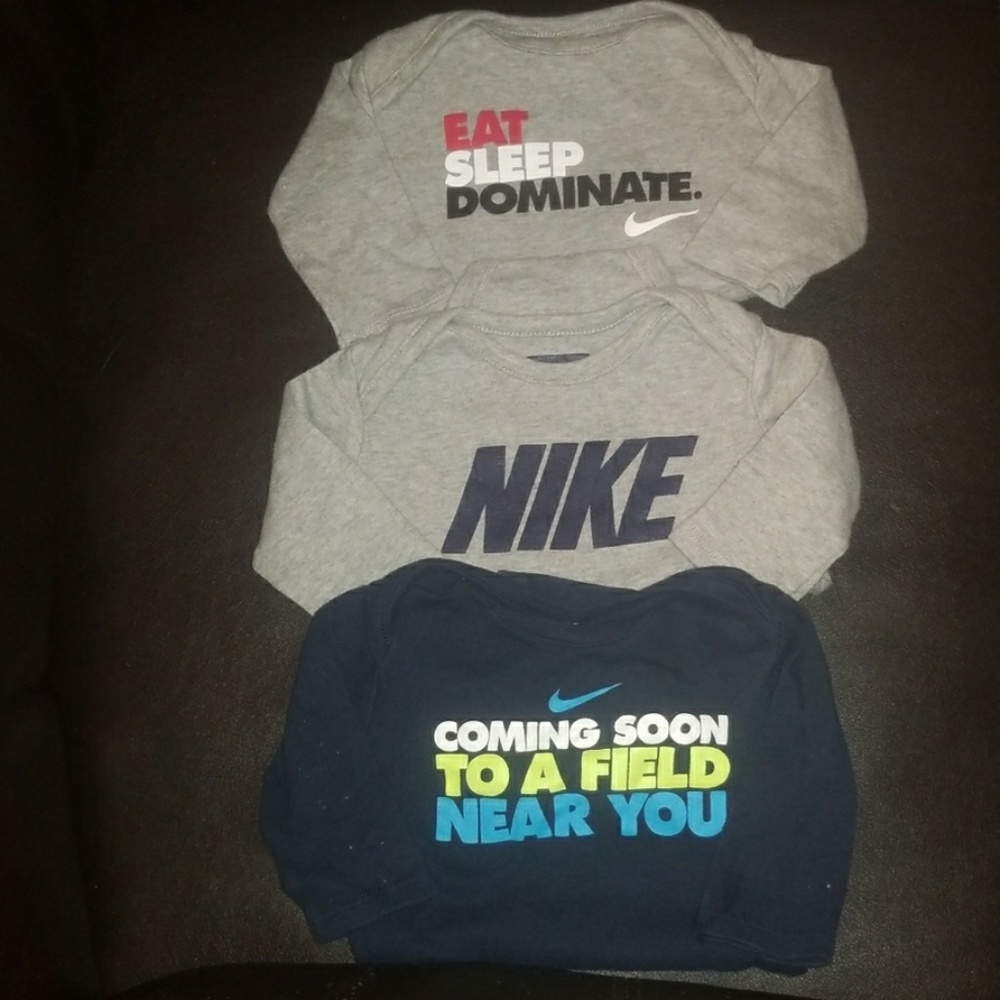 3 Nike Onesies